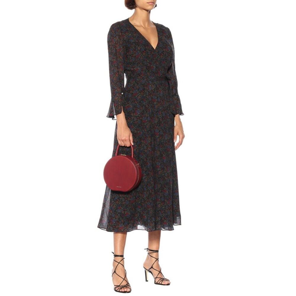 Polo Ralph Lauren Floral Georgette Wrap Dress Size 2 - Picture 2 of 7